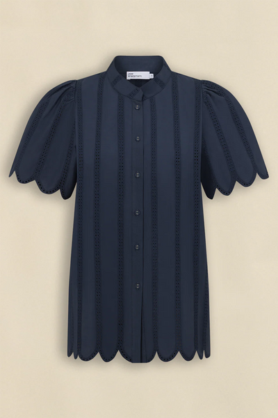 ZOE KRATZMANN (LN) Broiderie Pier top - Midnight! 16