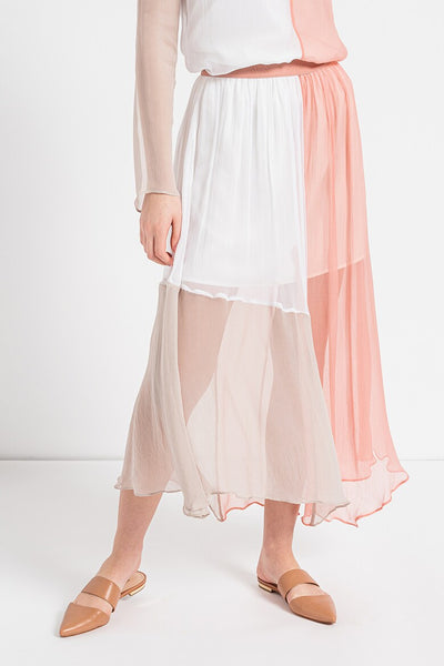 ARMANI EXCHANGE (LN) Colour block sheer skirt! 10