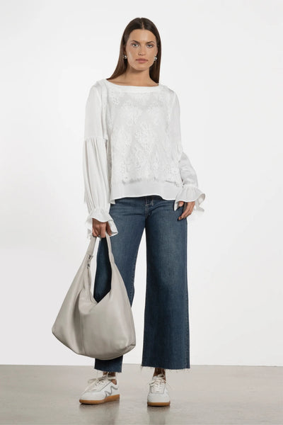 ATELIER By Repertoire (LN) Two piece lace gilet top! 8-10