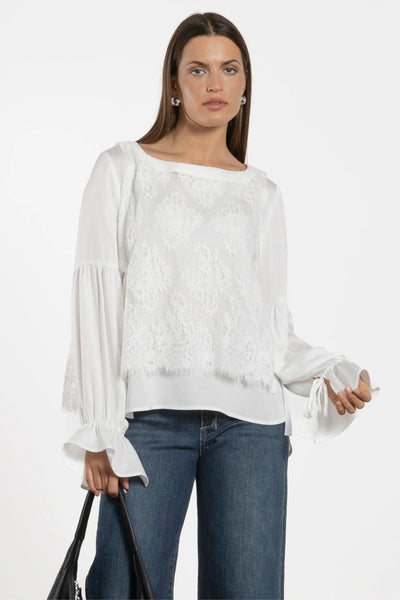 ATELIER By Repertoire (LN) Two piece lace gilet top! 8-10