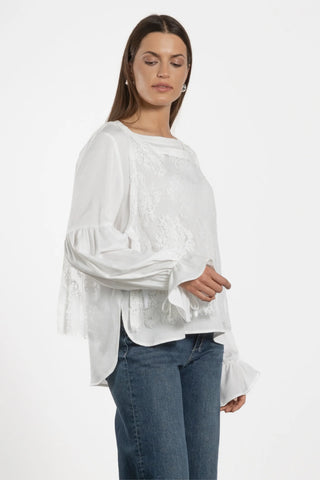 ATELIER By Repertoire (LN) Two piece lace gilet top! 8-10