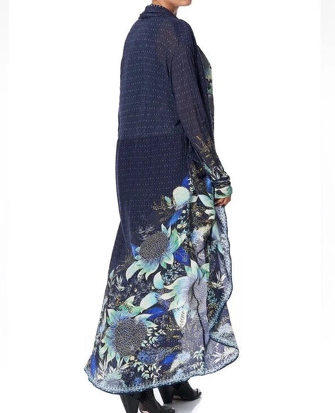CAMILLA - Embellished silk + wool blend duster! 10-14