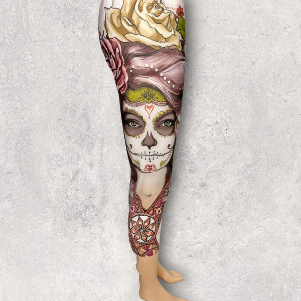 WERKSHOP (USA) "Sugar skull" leggings! 12