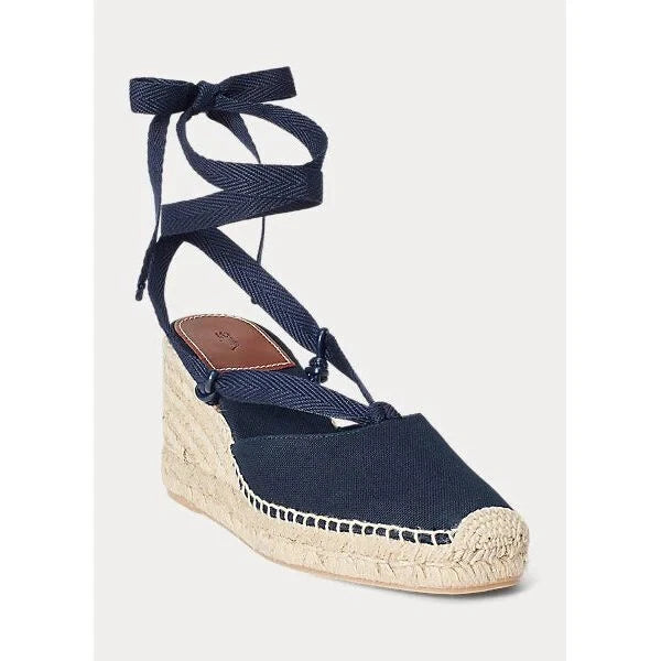 POLO By Ralph Lauren (BN)(ES) Espadrille wedge sandals! 8B