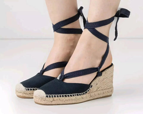 POLO By Ralph Lauren (BN)(ES) Espadrille wedge sandals! 8B