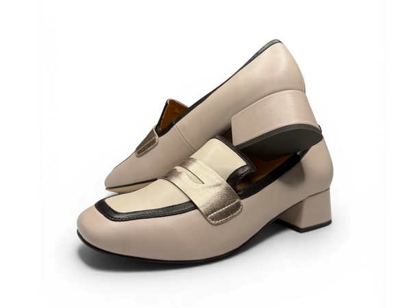 BRESLEY (BN) "Denial" leather loafers! 40