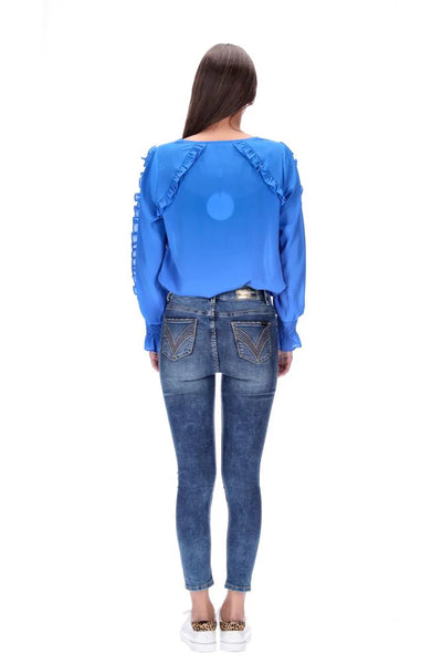 PRETTY BASIC by Augustine - Ruffle top! 10