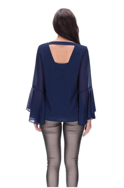 PRETTY BASIC by Augustine "Kennedy" flare sleeve top! 14