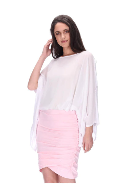 PRETTY BASIC by Augustine - Blush pink meow skirt - Long! 8
