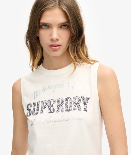 SUPERDRY - Embellished archive tank! 14