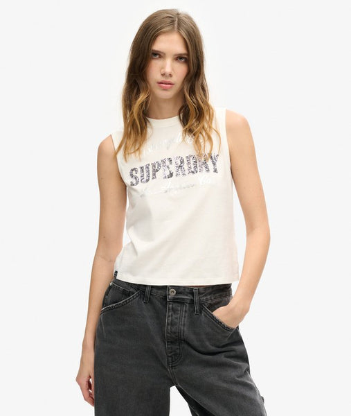 SUPERDRY - Embellished archive tank! 14