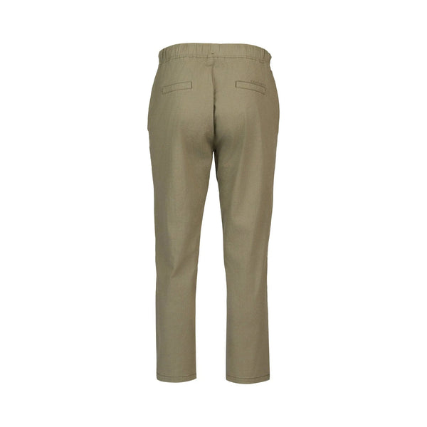 VASSALLI (LN) 7/8 slim leg elastic waist pant - Army! 16