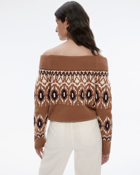 WITCHERY (LN) Wool + cashmere Fair isle knit! 14