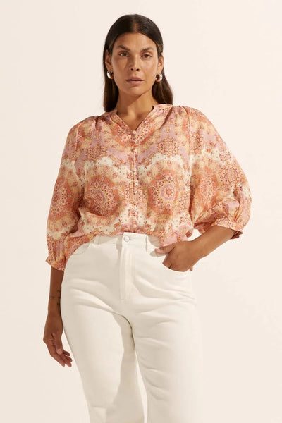 ZOE KRATZMANN - Hanker top - Sunset mosaic print! 12-14