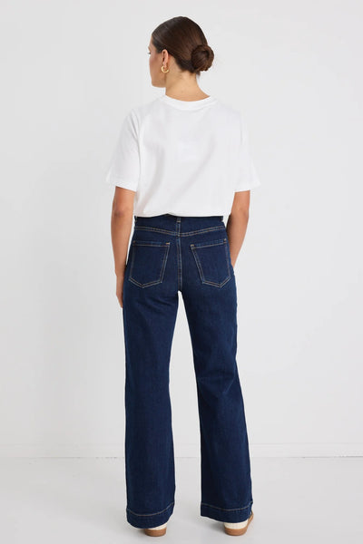 AMONG THE BRAVE (LN) "Zoe" Wide leg high rise pocket jean! 14