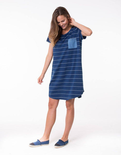 ELM - Stripe pocket dress! 10-12