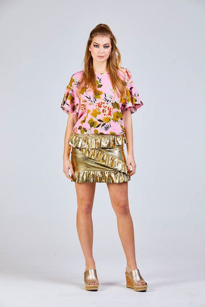 AUGUSTINE "Riley" ruffle sleeve top! 12