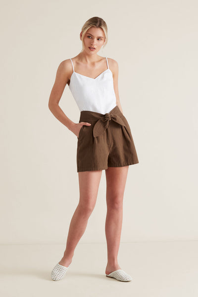 SEED (LN) Orange linen cami! 16