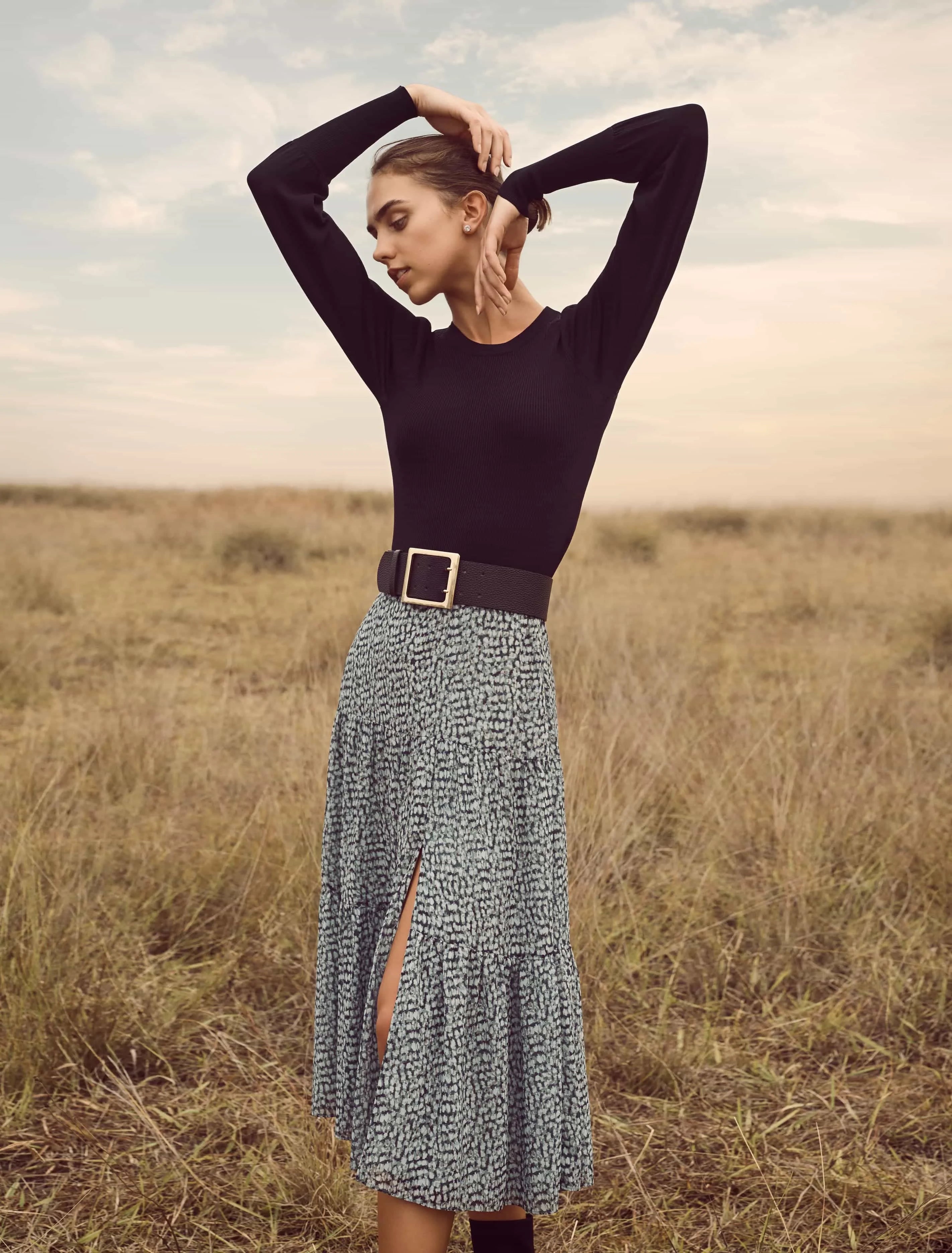 Tiered clearance skirt 4