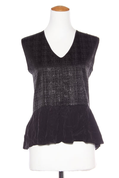 COUNTRY ROAD - Metallic & silk peplum top! 12