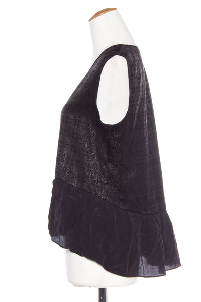 COUNTRY ROAD - Metallic & silk peplum top! 12