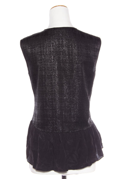 COUNTRY ROAD - Metallic & silk peplum top! 12