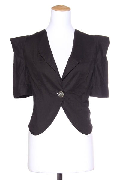 PAULA RYAN (NZ) Statement shoulder crop jacket! 10