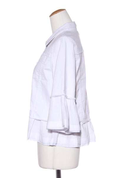 VASSALLI - Frill trim denim jacket! 16