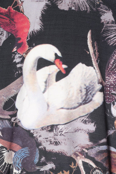 TRELISE COOPER "Birdy Call" tunic dress! 12 - recycle style - 8