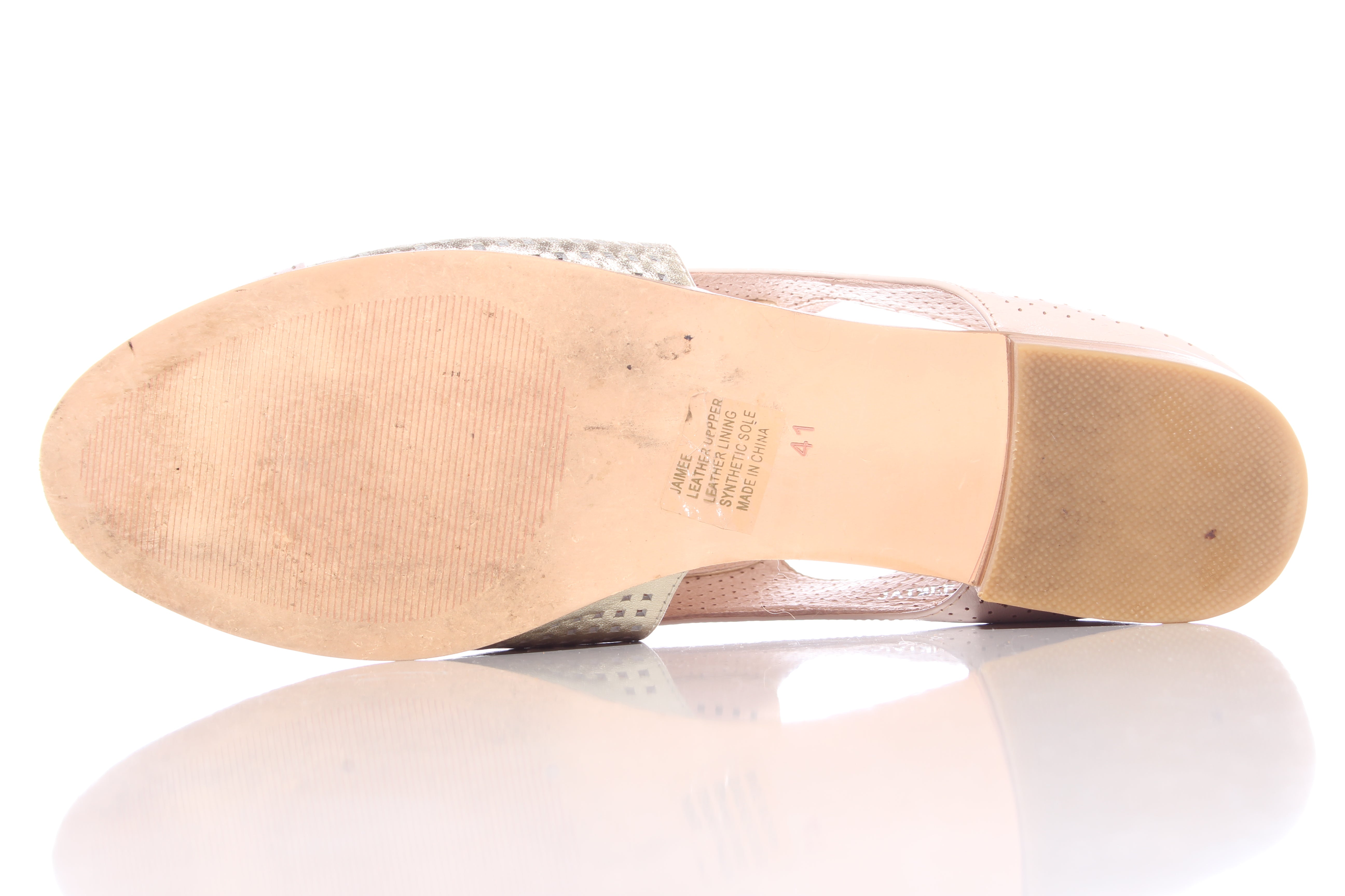 ISABELLA ROSSI Leather cut out brogues 41