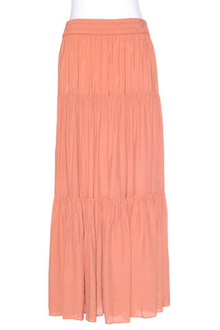 WHISTLE (LN) Terracotta tiered maxi skirt! 14