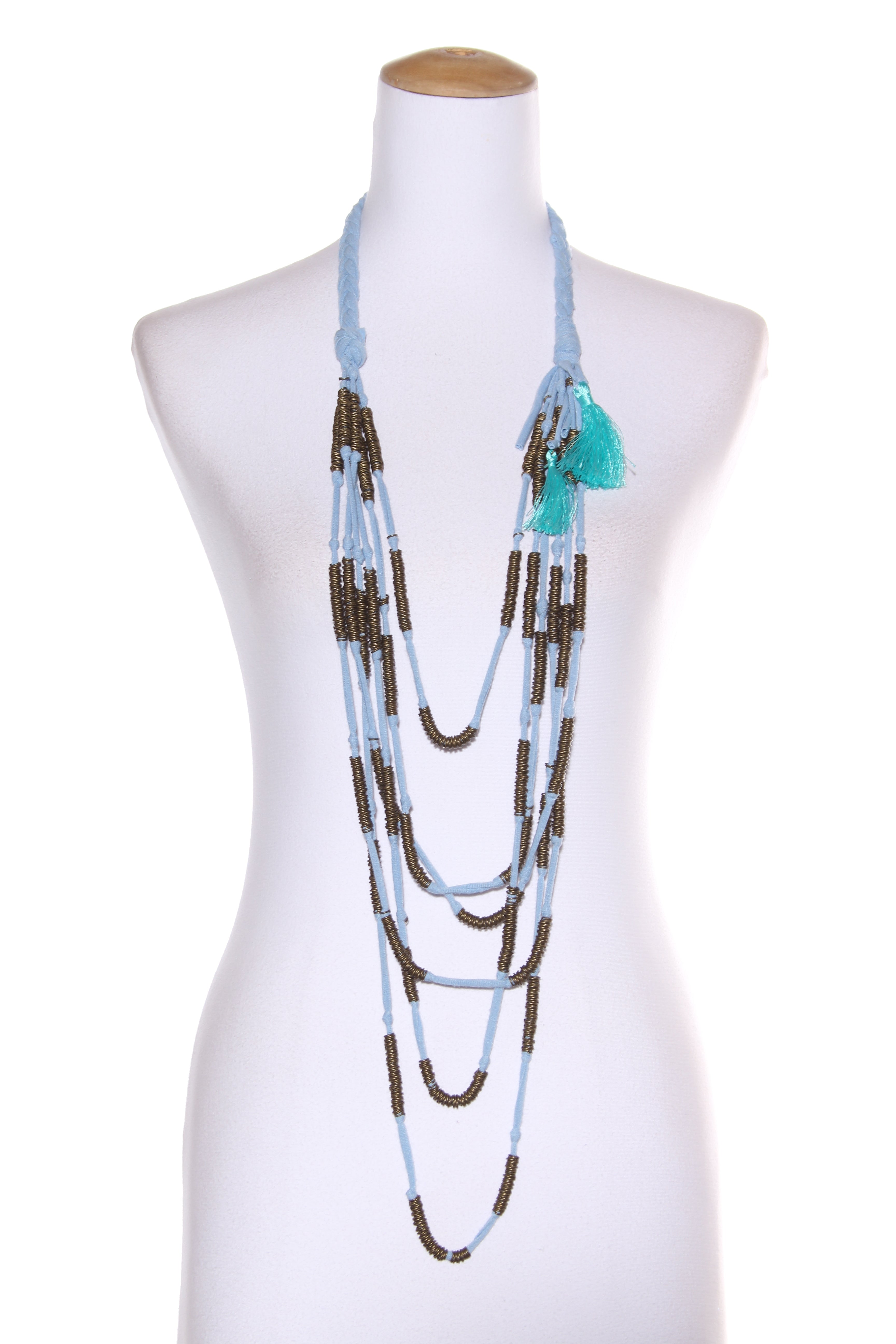 Fabric necklace hotsell for sale
