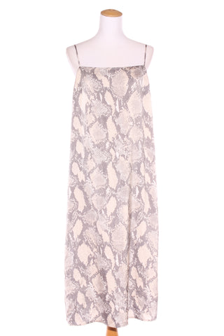 H&M - Snakeskin print silky midi dress! 10-12