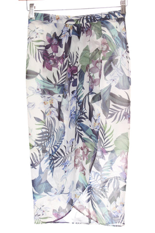 PORTMANS - Floral wrap front skirt! 8