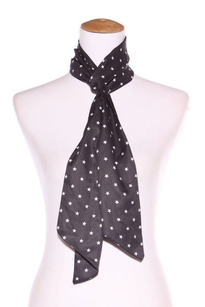 ACCESSORIES - Star print silky scarf!