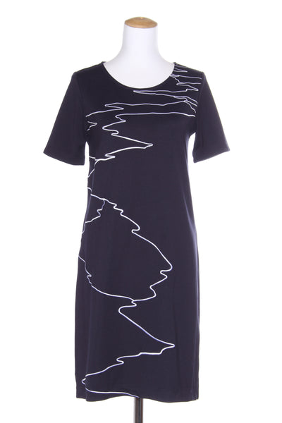 VASSALLI - Embroidered navy dress! 8