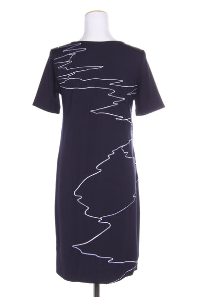 VASSALLI - Embroidered navy dress! 8