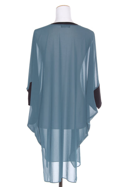 BITTERMOON (NZ) Teal chiffon over tunic! 12