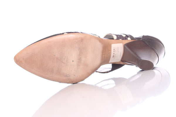 IXOS HARRIET "Nero" leather heels! 41