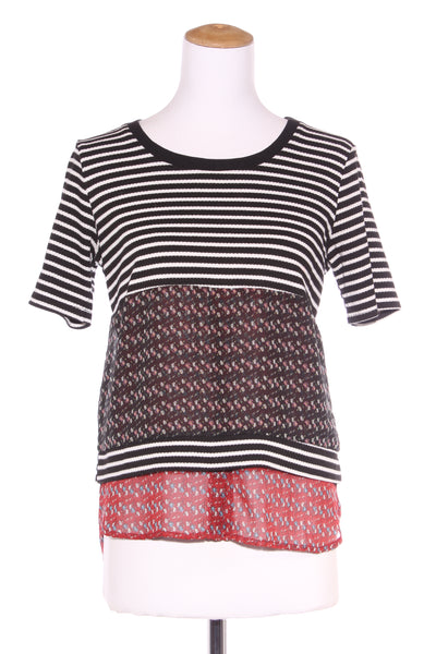 KETZ-KE - Floral stripe panel top! 8