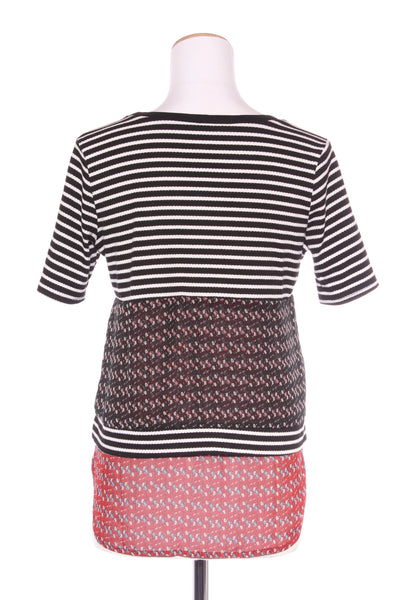 KETZ-KE - Floral stripe panel top! 8