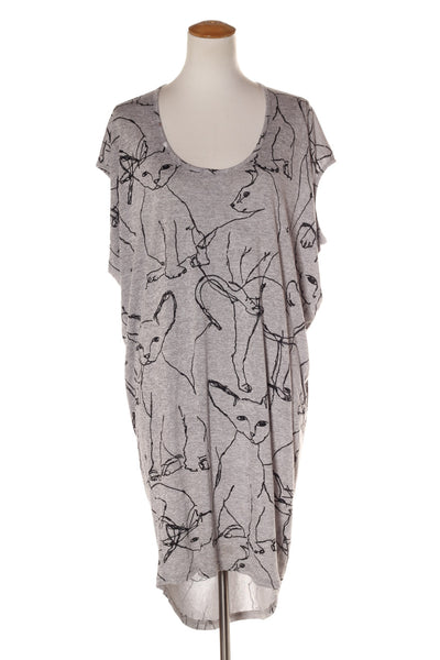 CHARLO "Cats away" dress! 12-14 - recycle style - 5