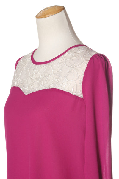 AUGUSTINE INTERNATIONAL "Fred dress maroon" dress! 8-10 - recycle style - 4