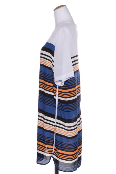 ELVI - Stripe + chiffon tunic! 16