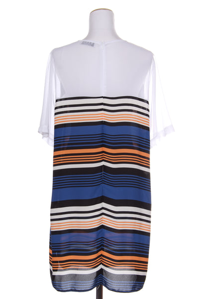 ELVI - Stripe + chiffon tunic! 16