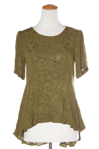 BLAK LOVE (NZ) Khaki patterned top! 8