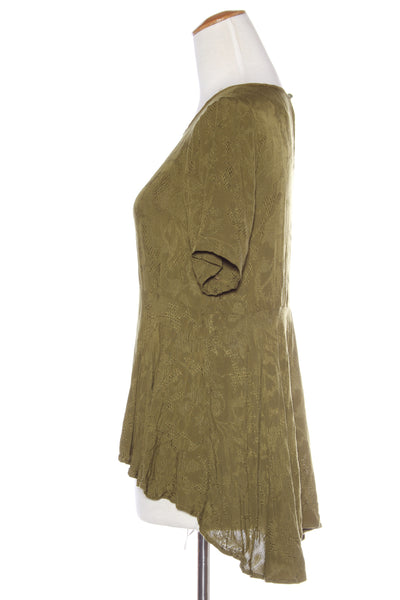 BLAK LOVE (NZ) Khaki patterned top! 8