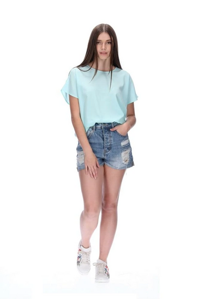 PRETTY BASIC By Augustine - Victor tee - Teal! 12