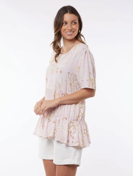 FOXWOOD - Pink paisley top! 8-10