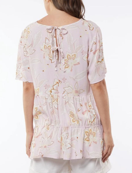 FOXWOOD - Pink paisley top! 8-10